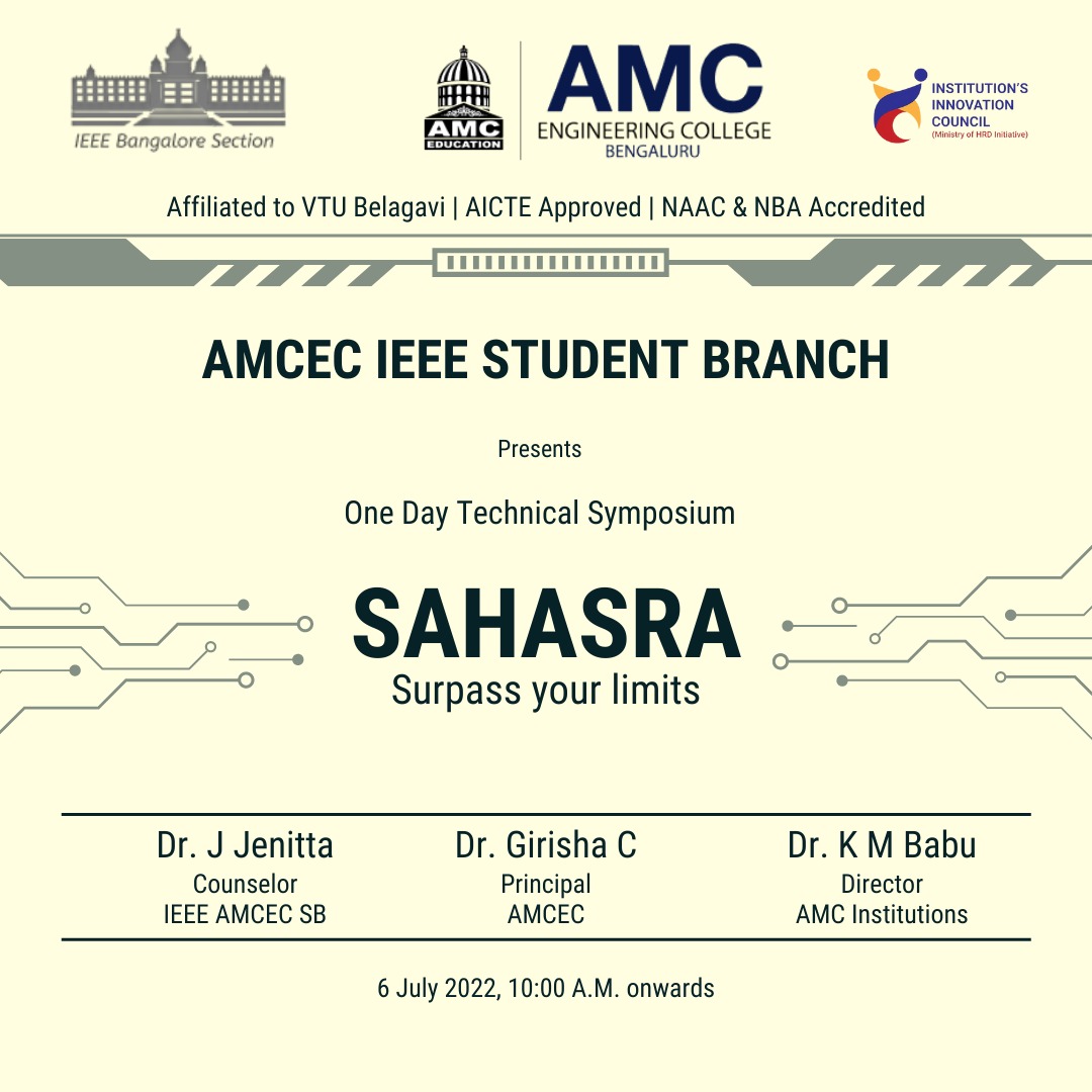 IEEE - AMC Engineering College